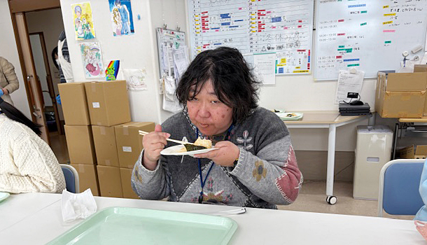 いっぱい食べちゃう
